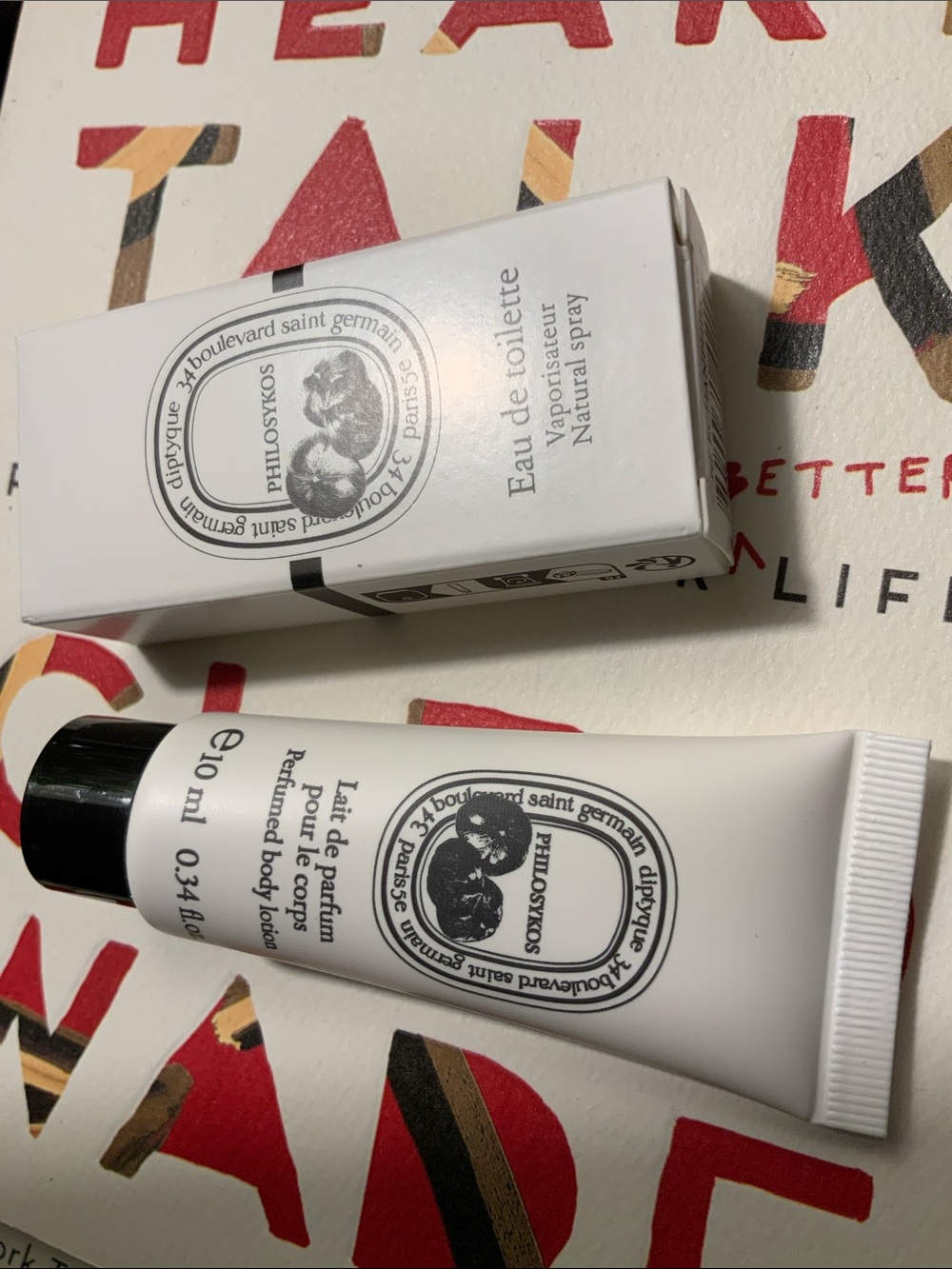Diptyque Philosykos set of two includes one DIPTYQUE Philosykos body lotion 10ML